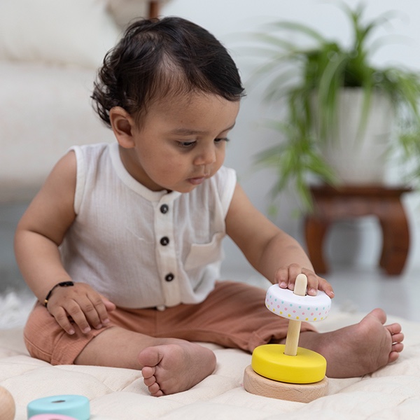Why babies love doing the same thing again